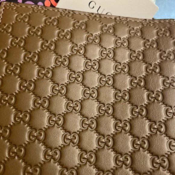 🛑SOLD🛑 Brown Gucci bifold wallet microGuccissima w/ coin pouch 👝❤️ - Picture 4 of 12